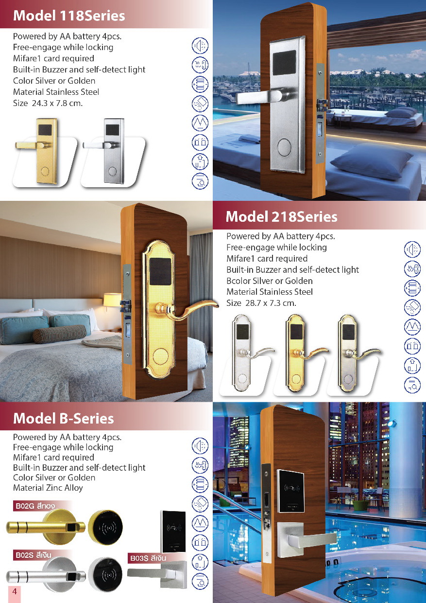 Hotel Lock Model 118 Series